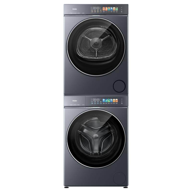 [云溪5.0 D3] 海尔高配新品大容量洗烘套装全自动双擎热泵洗衣机