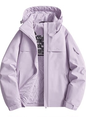 新款棉服时尚保暖冲锋衣秋冬外套