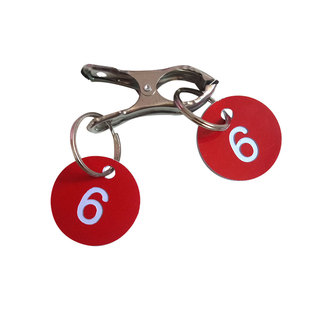 定制号码牌数字麻辣烫带夹子叫号牌寄存行李洗浴搓澡手牌钥匙牌