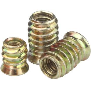 家具螺母 木工内外牙螺母家具连接件螺丝大全预埋件内嵌螺帽有介