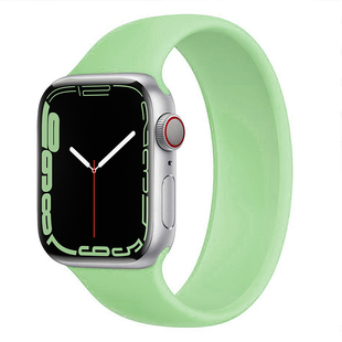 【官方款】适用applewatchS11硅胶弹力单圈编织S10/9表带苹果手表表带iwatch8/7/5/6/4/SE代41/45mm男女星光