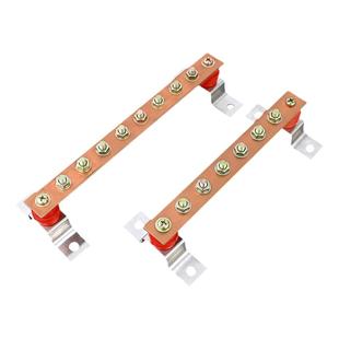 T2T3紫铜排镀锡铜排打孔铜排成型铜排定制加工折弯打孔成型接地排