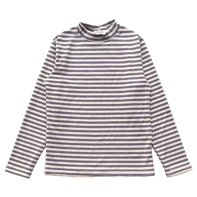 双面德绒半高领打底衫女长袖T恤