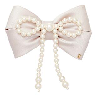 ALEXANDRE DE PARIS巴黎亚历山大呢喃蝴蝶结6cm发夹