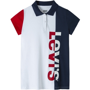 Levis李维斯童装儿童连衣裙女童2026夏季新款polo秋装运动裙子女