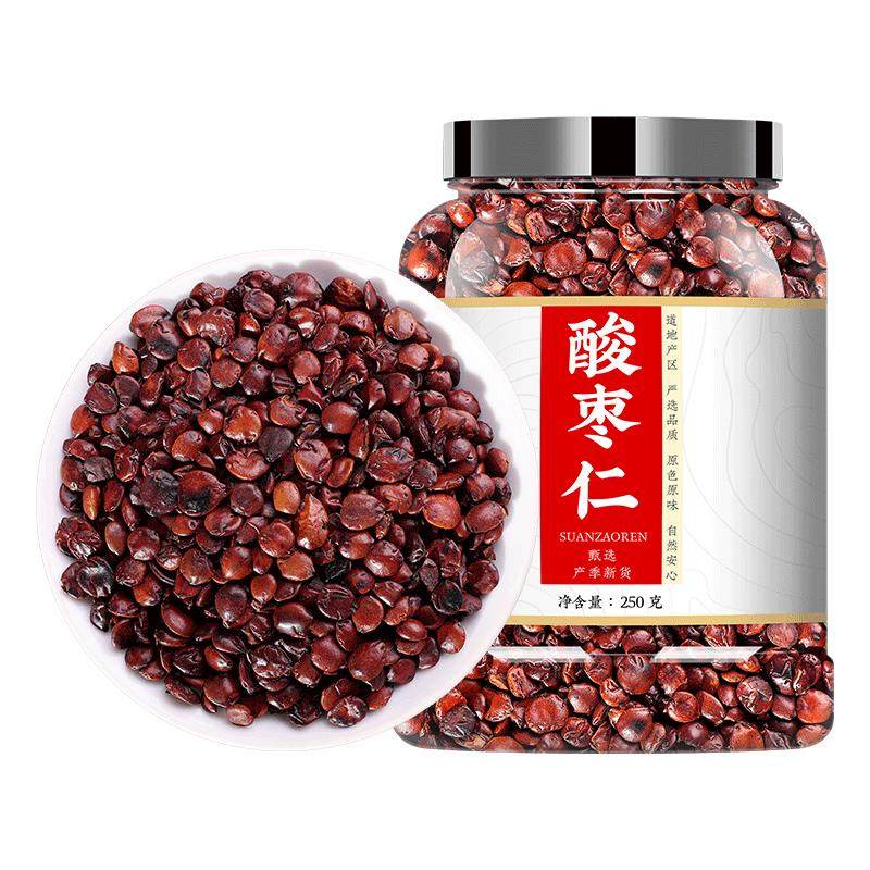 国产炒酸枣仁中药材正品500g泡水