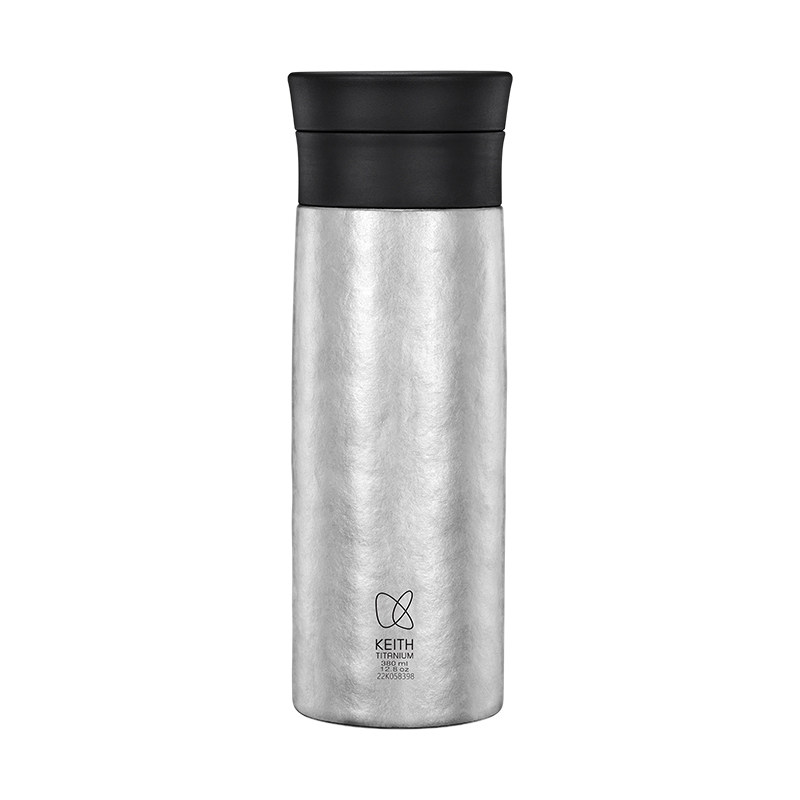铠斯纯钛保温杯双层380ml泡茶杯
