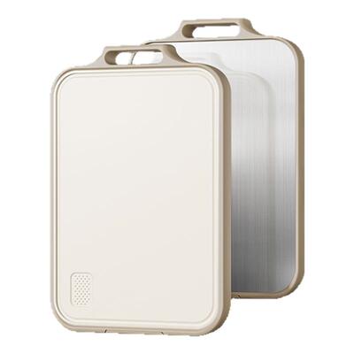 onlycook抗菌防霉304不锈钢菜板