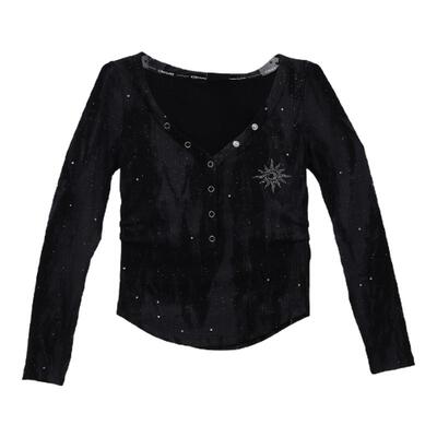 CBXLAB街舞潮牌做旧肌理感长袖