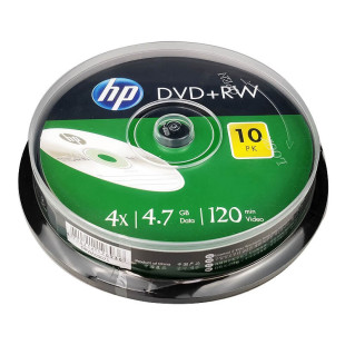 【包邮速发】HP/惠普可擦写光盘DVD+RW空白刻录盘光碟片4X4.7G刻录光盘桶装空白光盘大容量系统盘安装盘