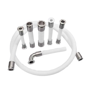 四氟波纹管PTFE软管 扣压304卫生卡盘50.5/64/77.5mm耐高温耐酸碱