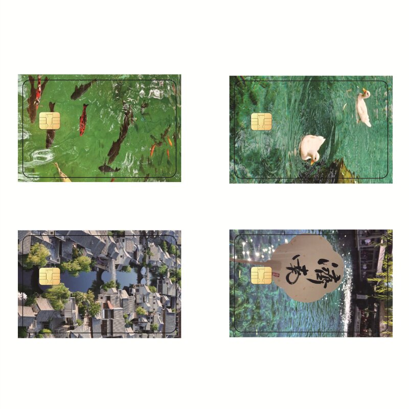 绝美写实城市济南风景画卡贴贴纸