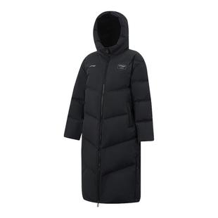 李宁儿童羽绒服长款男大童冬季新款青少年保暖加长加厚外套防寒服