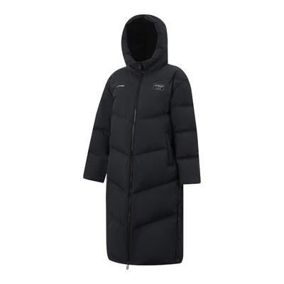 李宁儿童羽绒服超长款加厚外套