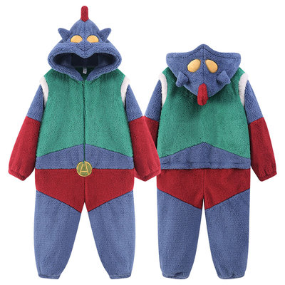 连体冬天睡衣男士冬季青少年卡通