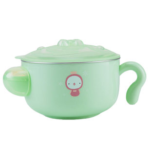 儿童注水保温碗辅食碗吃饭碗316不锈钢防烫隔热宝宝冷热两用餐具