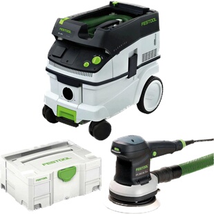 FESTOOL费斯托干磨机 电动圆磨机5号CT26吸尘器集尘器 快修版磨机