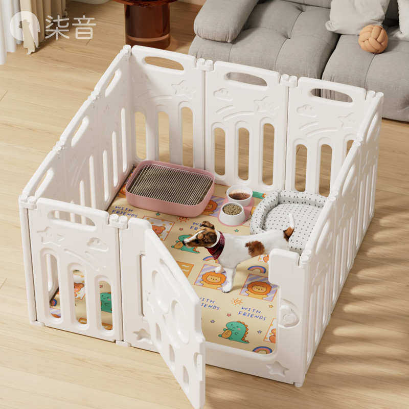 折叠宠物围栏栅栏狗窝泰迪柯基中型小型犬专用护栏围挡狗笼子室内