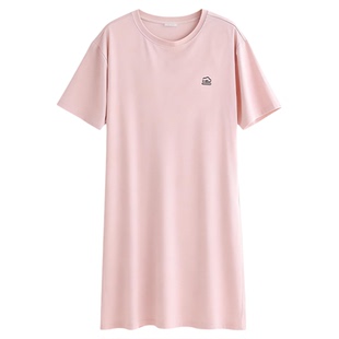 猫人独特绝美睡裙女带胸垫2026新款冰丝凉感睡衣夏天莫代尔家居服