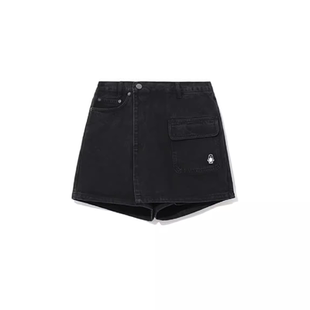 : CHOCOOLATE女装牛仔裙裤2025夏季新品叠层拼接短裤5580/5597
