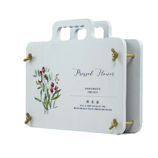 锅锅的鱼ins彩色卡通熊压花干花押花器压花板植物标本diy制作工具