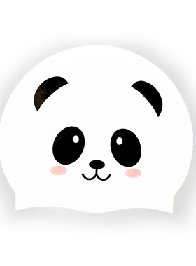 爱游鲨泳帽防水不勒头可爱亲子