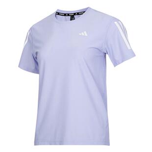 adidas阿迪达斯女短袖春季跑步训练速干透气圆领运动T恤 JD6435