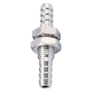 304不锈钢宝塔穿板接头 穿板过板隔板宝塔直通接头 软管 气管接头