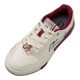 李宁男童本命年红色运动鞋儿童新年板鞋2026马年新年款青少年鞋子