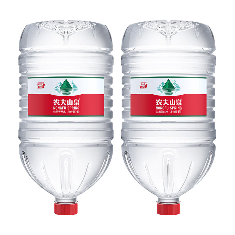 农夫山泉饮用天然水19L*2桶