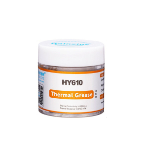 华能智研HY610金色硅脂20g导热系数3.05 厂家直销批发 满26元包邮