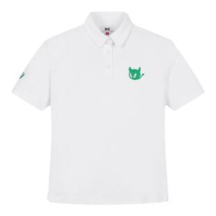 高尔夫服装男女夏季猫头冷感翻领短袖t恤网球速干修身情侣POLO衫