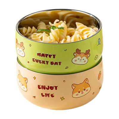 onlycook316不锈钢儿童碗套装