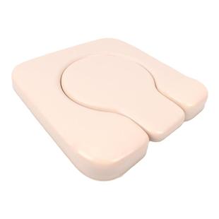 富士康坐便椅通用配件皮坐垫座便器坐垫高回弹海绵防水软皮子母垫