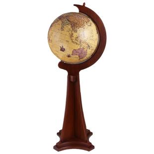 大号落地复古欧式高清教学地球仪摆件办公室书房客厅家居摆设开业送礼