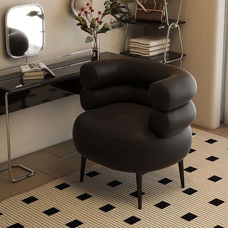 家用卧室轻奢化妆椅椅子椅子久坐休闲凳子单人舒适沙发梳妆台美甲