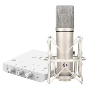 MiDiPLUS迷笛R2电脑声卡K歌专用麦克风主播录音唱歌直播设备套装