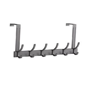 沐笙歌门后挂钩免打孔挂衣架卧室卫生间无痕置物收纳衣服挂架神器