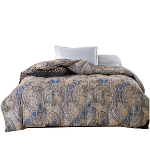 羽绒被95白鹅绒冬季被芯全棉彩棉羽绒被被芯春秋被子AA级羽绒冬被