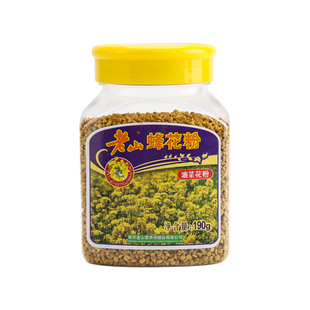 老山蜂花粉油菜花粉成人食用蜂花粉纯正不破壁190g/瓶