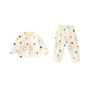 女童睡衣套装2025新款珊瑚绒秋冬儿童雪粒绒花边开衫法兰绒家居服