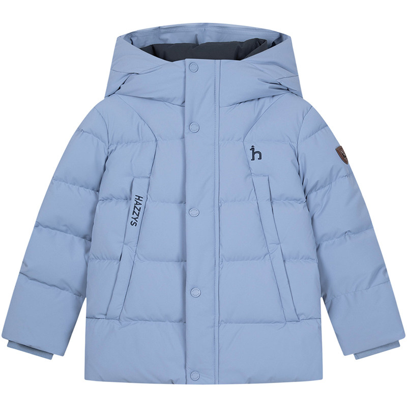hazzys男童高充绒保暖羽绒服
