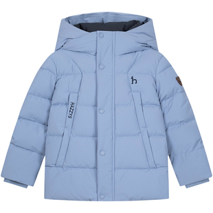 hazzys哈吉斯童装男童羽绒服25冬新抑菌高充绒三防保暖外套