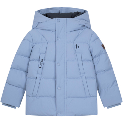 hazzys男童高充绒保暖羽绒服