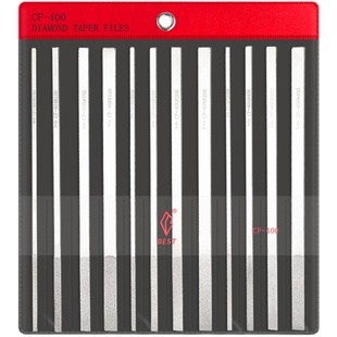 金刚砂扁平锉刀套装金刚石平斜锉金属打磨玉石抛光工具合金小挫刀