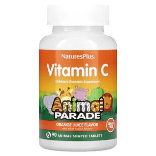 儿童专用维生素C咀嚼片90粒VitaminC免疫力美国直邮Nature's Plus