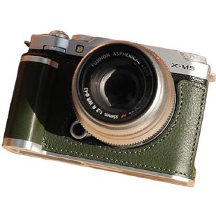 富士XM5真皮手柄 防脱手XE5富士保护套 相机包 复古相机牛皮套