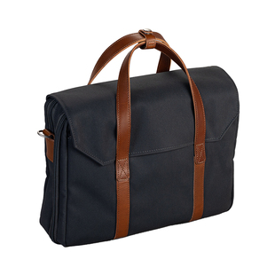 property of复古小众公文包男士商务手提包通勤斜挎电脑包公事包