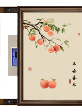 法蒂雅电表箱新中式装饰画