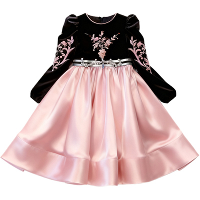 轻奢高级感女童公主裙高端礼服裙